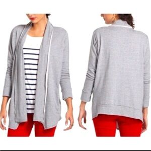 Anthro Dolan West Coast T-Shirt Open Front Cardigan Sz M